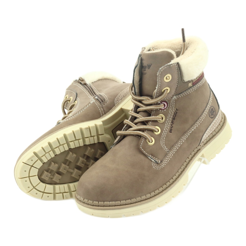 American Club Amerikkalaiset saappaat bootees -talvikengät 708122 ruskea 4