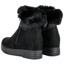 Lucky Shoes Mustat kiilakengät 2