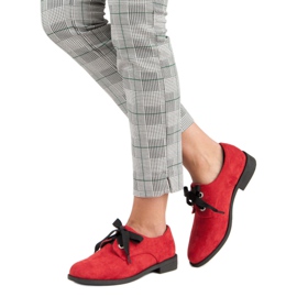 Bestelle Punaiset mokkanahkaiset kengät punainen 1