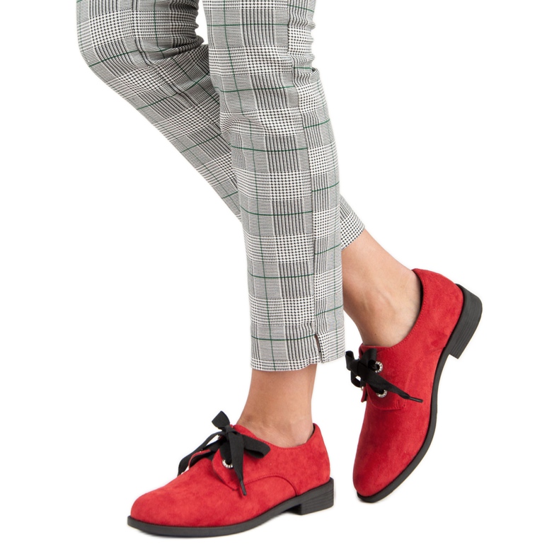 Bestelle Punaiset mokkanahkaiset kengät punainen 1