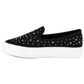 J. Star Mustat Slip-On lenkkarit 1