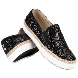 J. Star Muodikkaat naisten lenkkarit musta 1