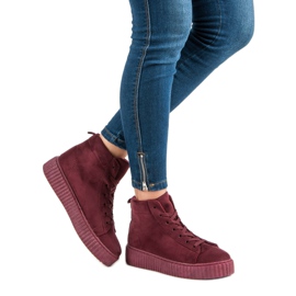 Wilady Lenkkarit nilkan yli punainen 1