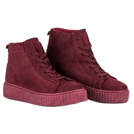 Wilady Lenkkarit nilkan yli punainen 2