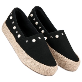 J. Star Mustat espadrillit 2
