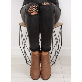 Naisten beige saappaat L3526 Khaki 2