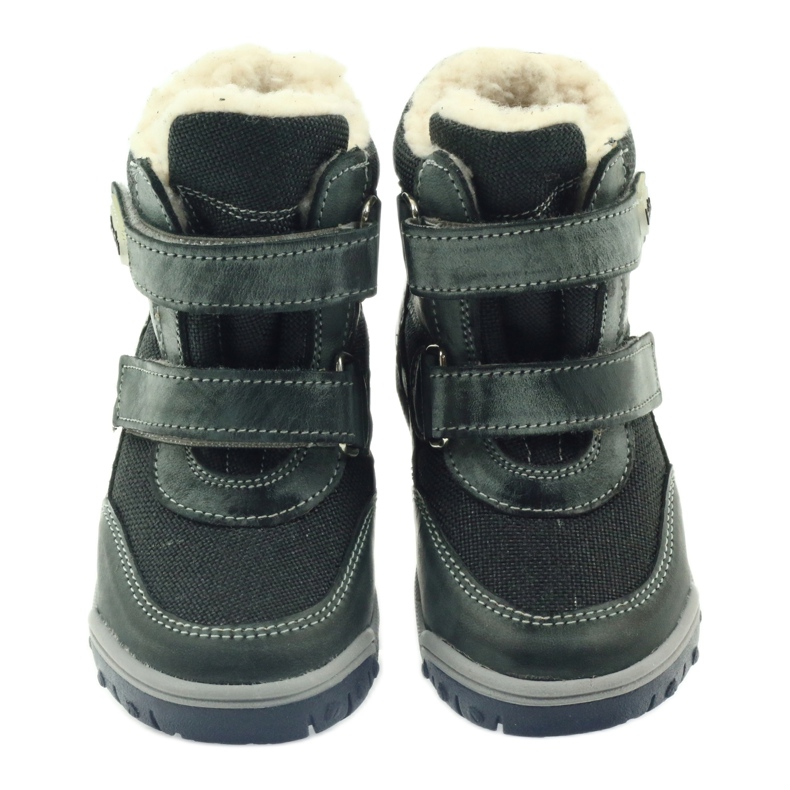 Nahkakengät Bartuś -kalvokenkällä harmaa 3