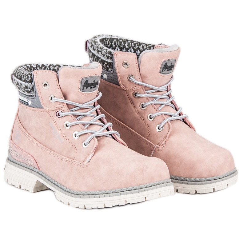 American Club American Trappers vaaleanpunainen 1