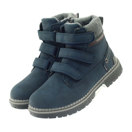American Club Velcro saapikkaat 708121 harmaa tummansininen 3
