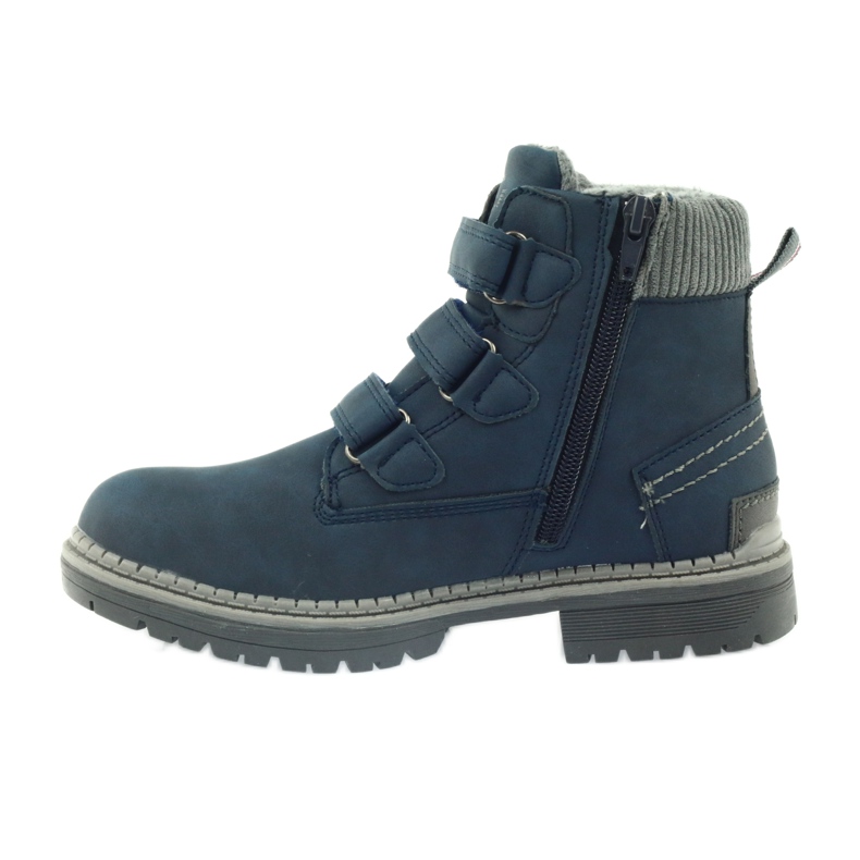 American Club Velcro saapikkaat 708121 harmaa tummansininen 2