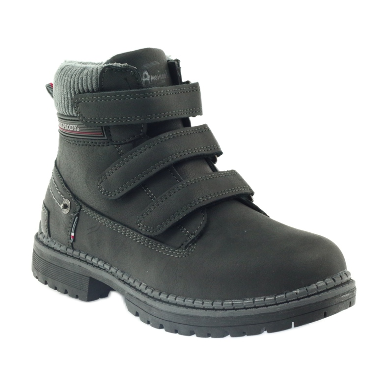 American Club Velcro saapikkaat 708121 musta harmaa 1