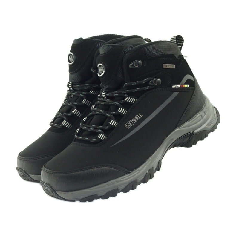 American Club Softshell -vaellus kalvolla musta 3