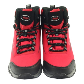 American Club Softshell -vaellus kalvolla musta punainen 3