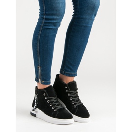 Lämpimät lenkkarit musta 1