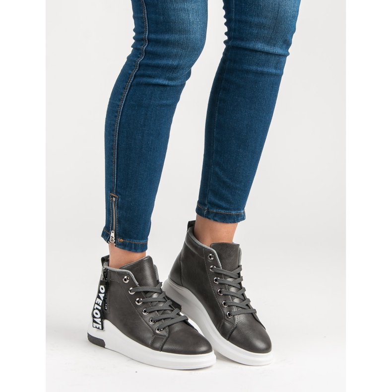 Lämpimät siteet harmaa 1