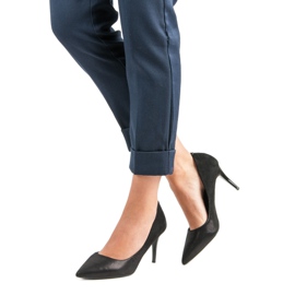 Nio Nio Tyylikkäät korkokengät musta 1