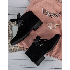 Seastar Mokkanahkanauhakengät musta 1