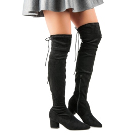 Vices Mustat Reisisaappaat Spitzissä 1