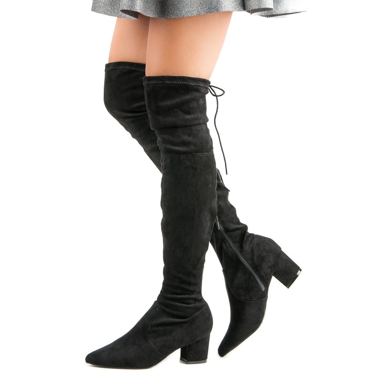 Vices Mustat Reisisaappaat Spitzissä 2