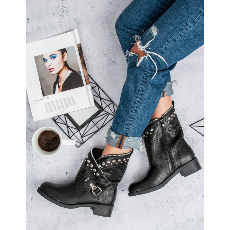 SDS Tyylikkäät pyöräilykengät musta 2