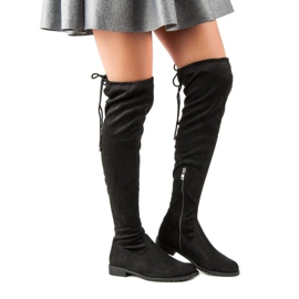 Bello Star Mustat saappaat polven yläpuolella 1