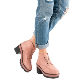 Kevyet korkokengät vaaleanpunainen 1