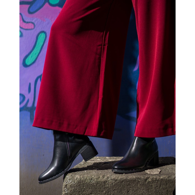 Seastar Tyylikkäät mustat saappaat 1