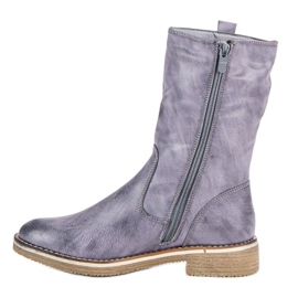 SDS Korkeat saappaat sininen 2