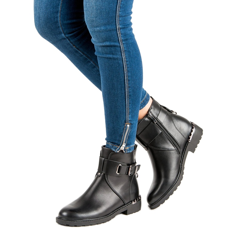 Groto Gogo Mukavat Workers -saappaat musta 1