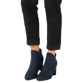 Kylie Tyylikkäät mokkanahkakengät sininen 1