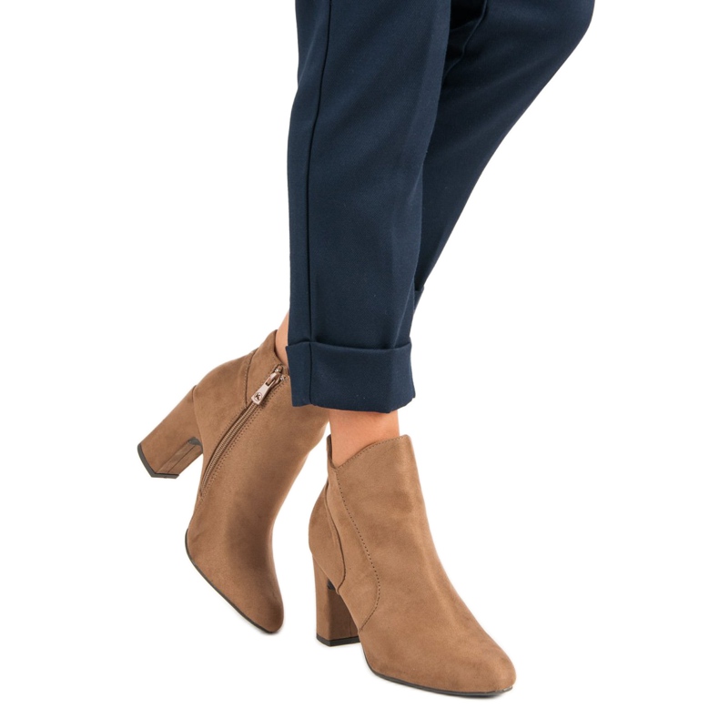 Kylie Tyylikkäät mokkanahkakengät ruskea 1