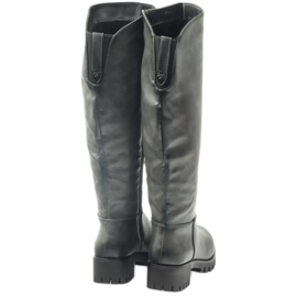 M.Daszyński Saappaat paksulla pohjalla Daszyński MR1813 harmaa 4