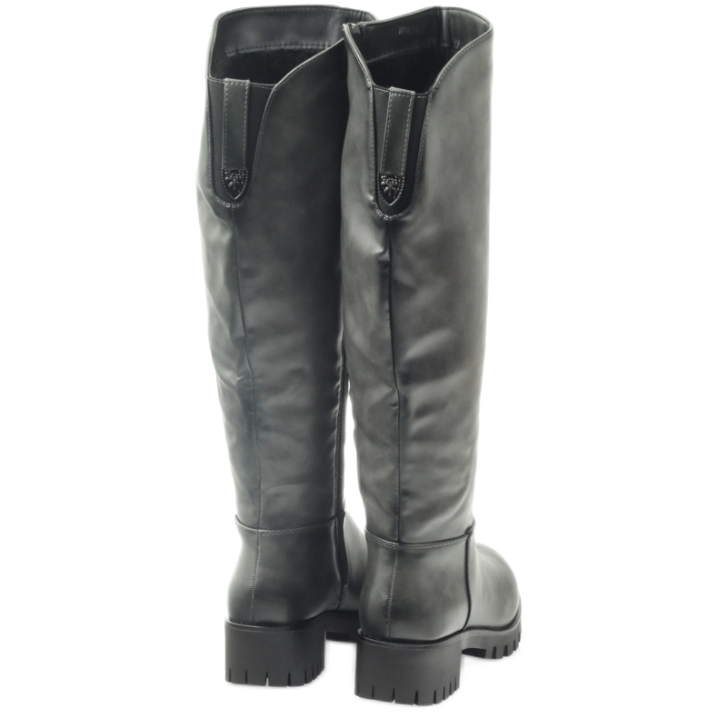 M.Daszyński Saappaat paksulla pohjalla Daszyński MR1813 harmaa 4