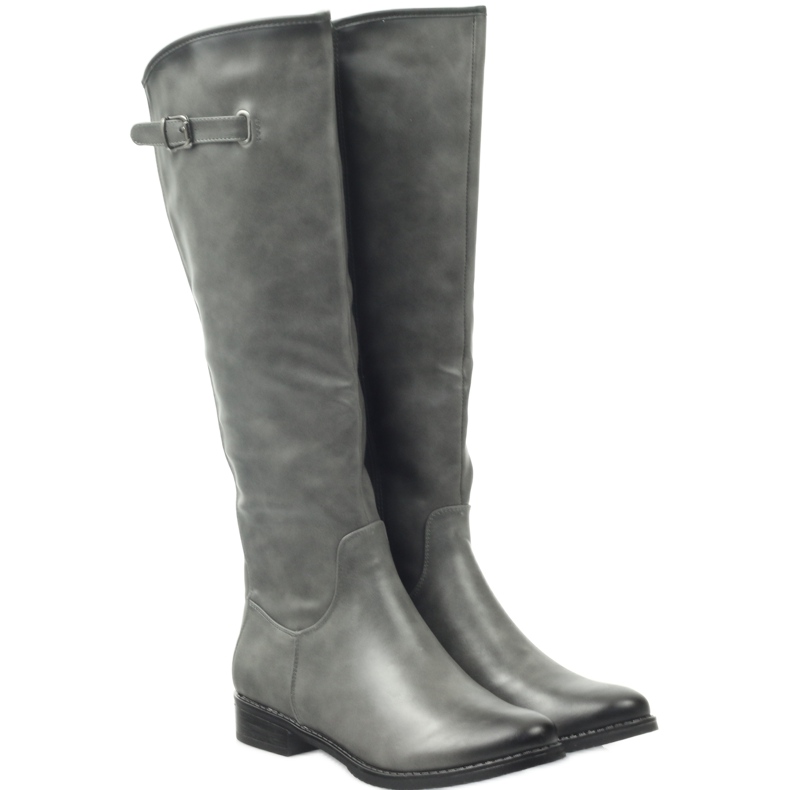 M.Daszyński Saappaat Upseerit Daszyński SA131 harmaa 3