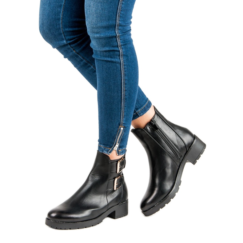 J. Star Klassiset lämpimät saappaat musta 1