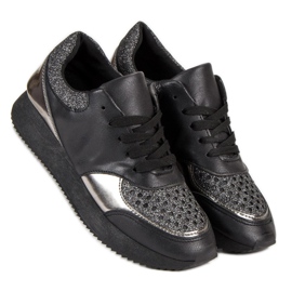 Muodikkaat lenkkarit musta 2