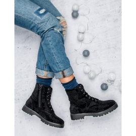 Seastar Muodikkaat työntekijöiden saappaat musta 1