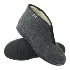 Befado miesten kengät lämpimät tossut 100M047 harmaa 2