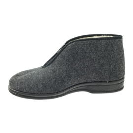 Befado miesten kengät lämpimät tossut 100M047 harmaa 1