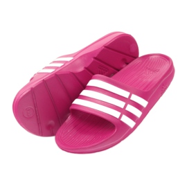 Adidas Duramo Slide K Jr G06797 tossut valkoinen vaaleanpunainen 4