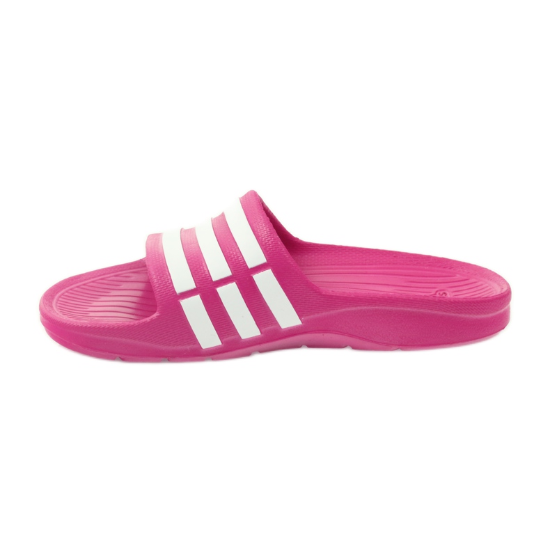 Adidas Duramo Slide K Jr G06797 tossut valkoinen vaaleanpunainen 2