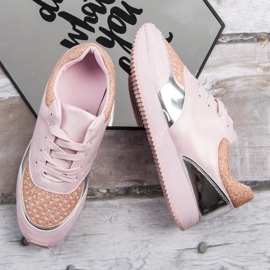 Muodikkaat lenkkarit vaaleanpunainen 2