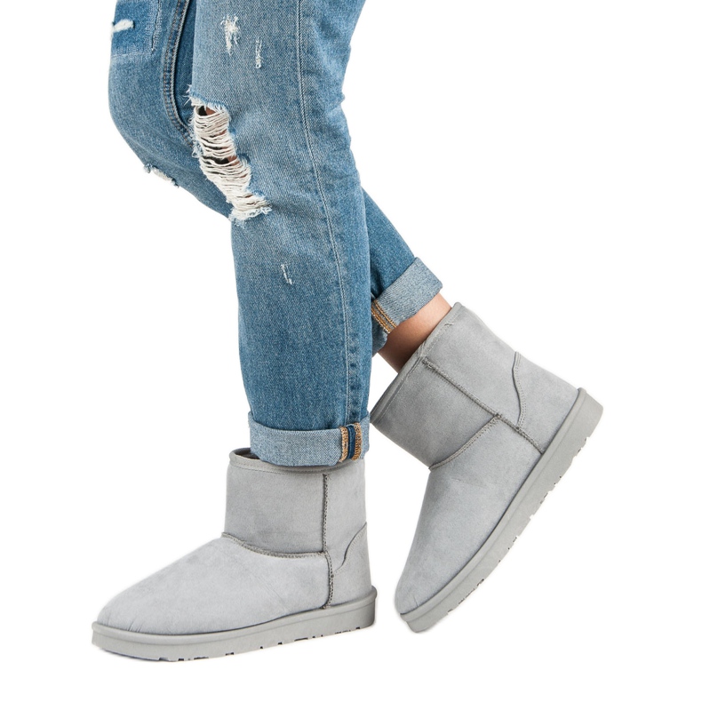 Vices Mokkanahkaiset mukelit harmaa 1