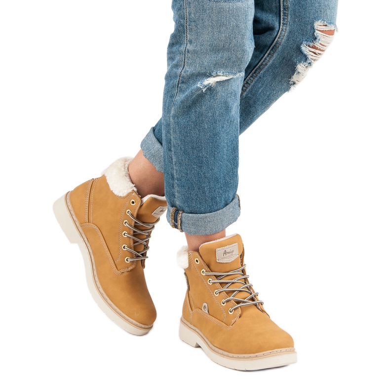 American Club Lämmin American Trappers ruskea 1