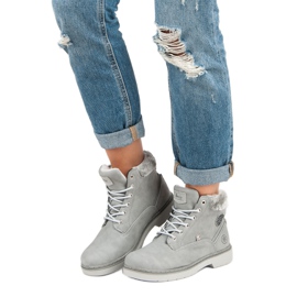 American Club Lämpimät amerikkalaiset ansastajat harmaa 1