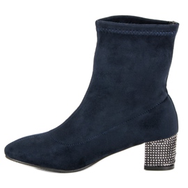 Kylie Slip-on tummansiniset saappaat sininen tummansininen 2