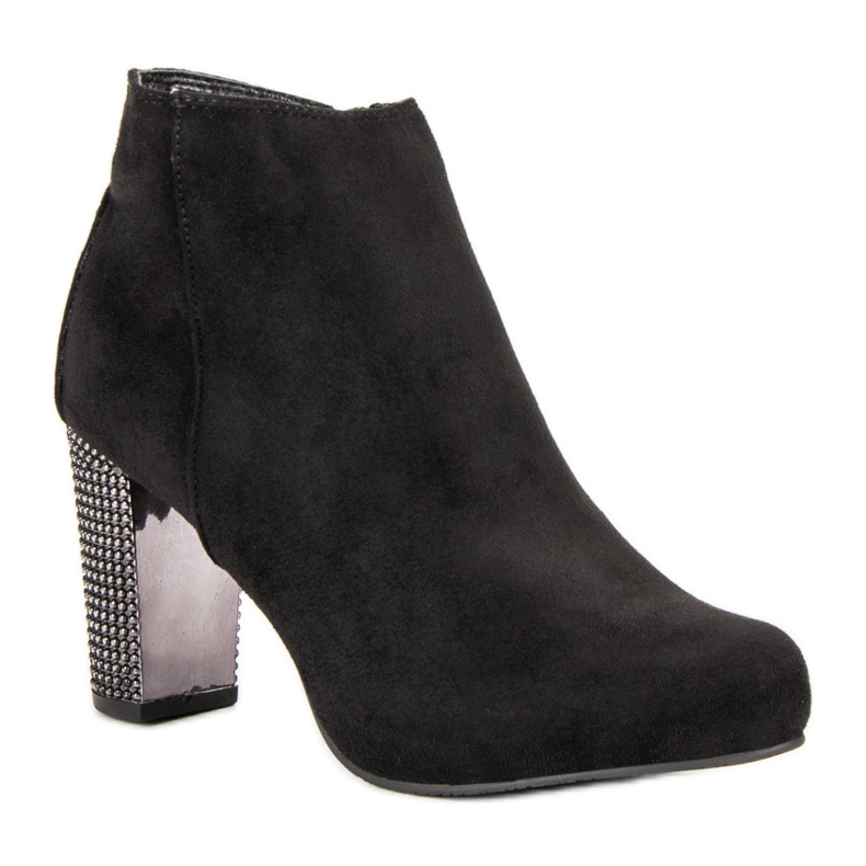 Tyylikkäät saappaat pylväässä musta 2