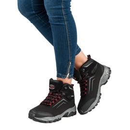 American Club Naisten amerikkalaiset talvisaappaat musta 1