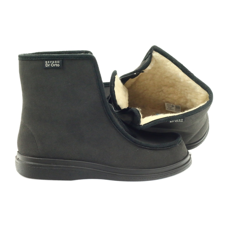 Befado terveyskengät, lämpimät tossut Dr.Orto 996M008 harmaa 3