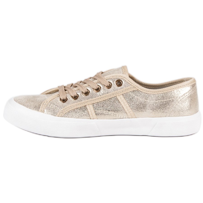 J. Star Golden Lace-Up lenkkarit kultainen 1
